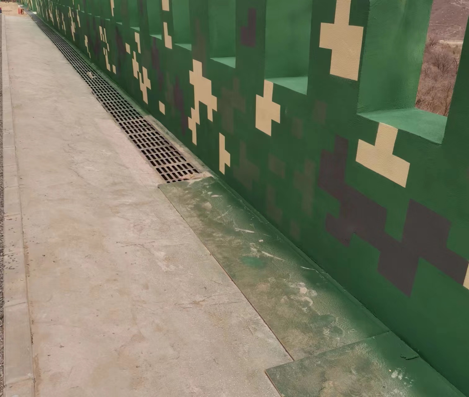 巴音郭楞围墙迷彩喷涂,数迷彩漆