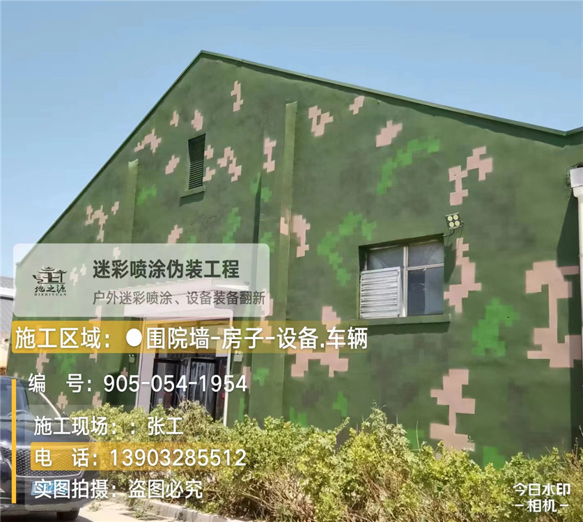 巴音郭楞外墙数码迷彩漆施工报价清单（100㎡标准墙面测算）